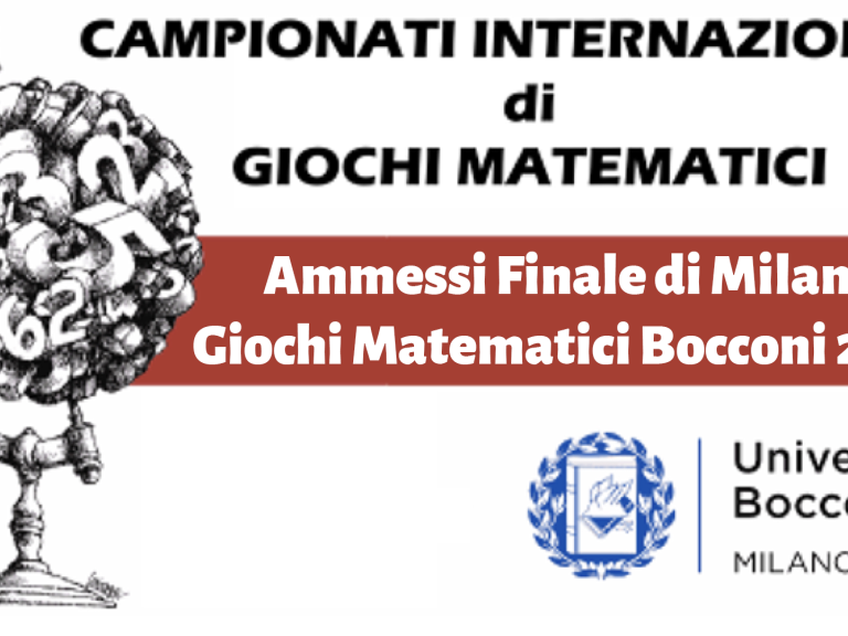 Ammessi Finale - Bocconi 2026